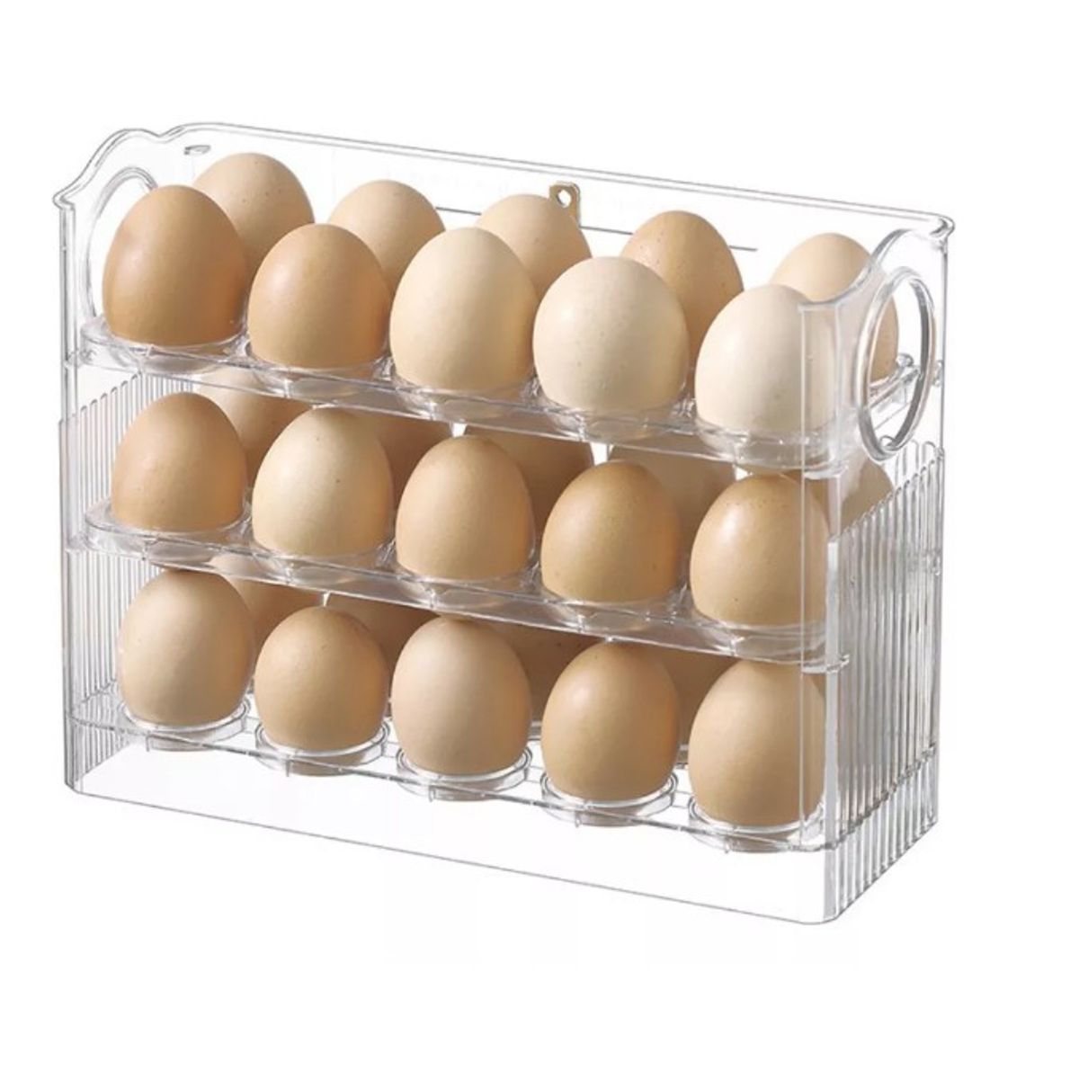 GENERICO - Organizador De Huevos Caja Para 30 Und Huevera Portahuevos