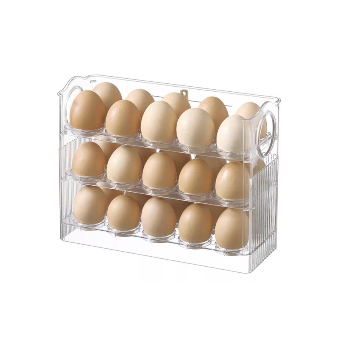 GENERICO - Organizador De Huevos Caja Para 30 Und Huevera Portahuevos