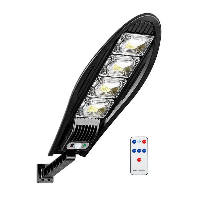 GENERICO - Foco Solar de 80W y 140LEDs con Sensor de Movimiento