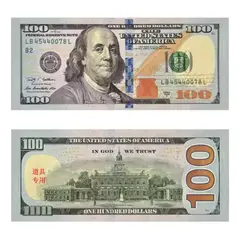 GENERICO - Billetes De Dólares Decorativo Fiestas Réplica 500 Piezas