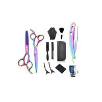 Set Tijera Cortar Pelo Entresacadora Cabelloaccessories Multicolor