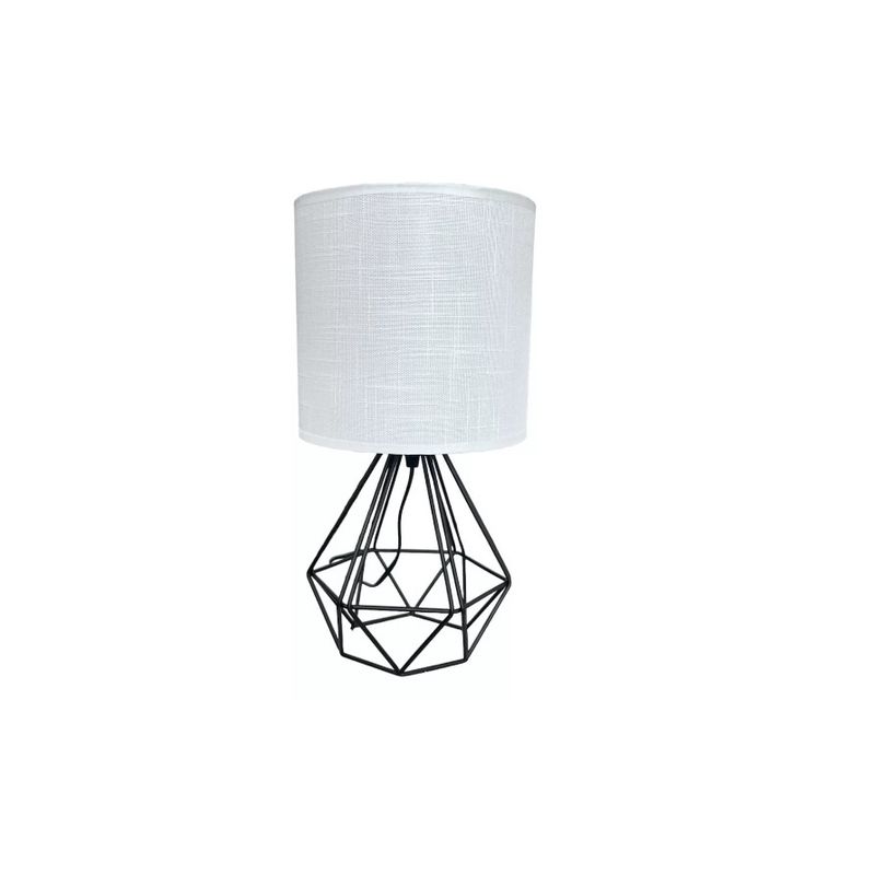 GENERICO - Lampara De Velador Lampara De Mesa Diseño Metal Geometrico