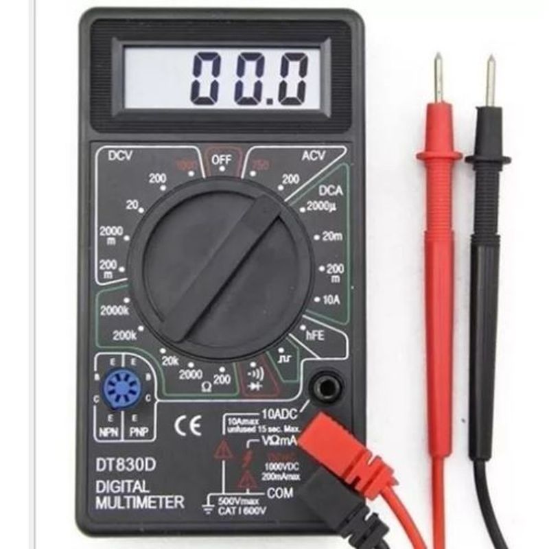 GENERICO - Multitester Digital Multimetro Portatil Tester