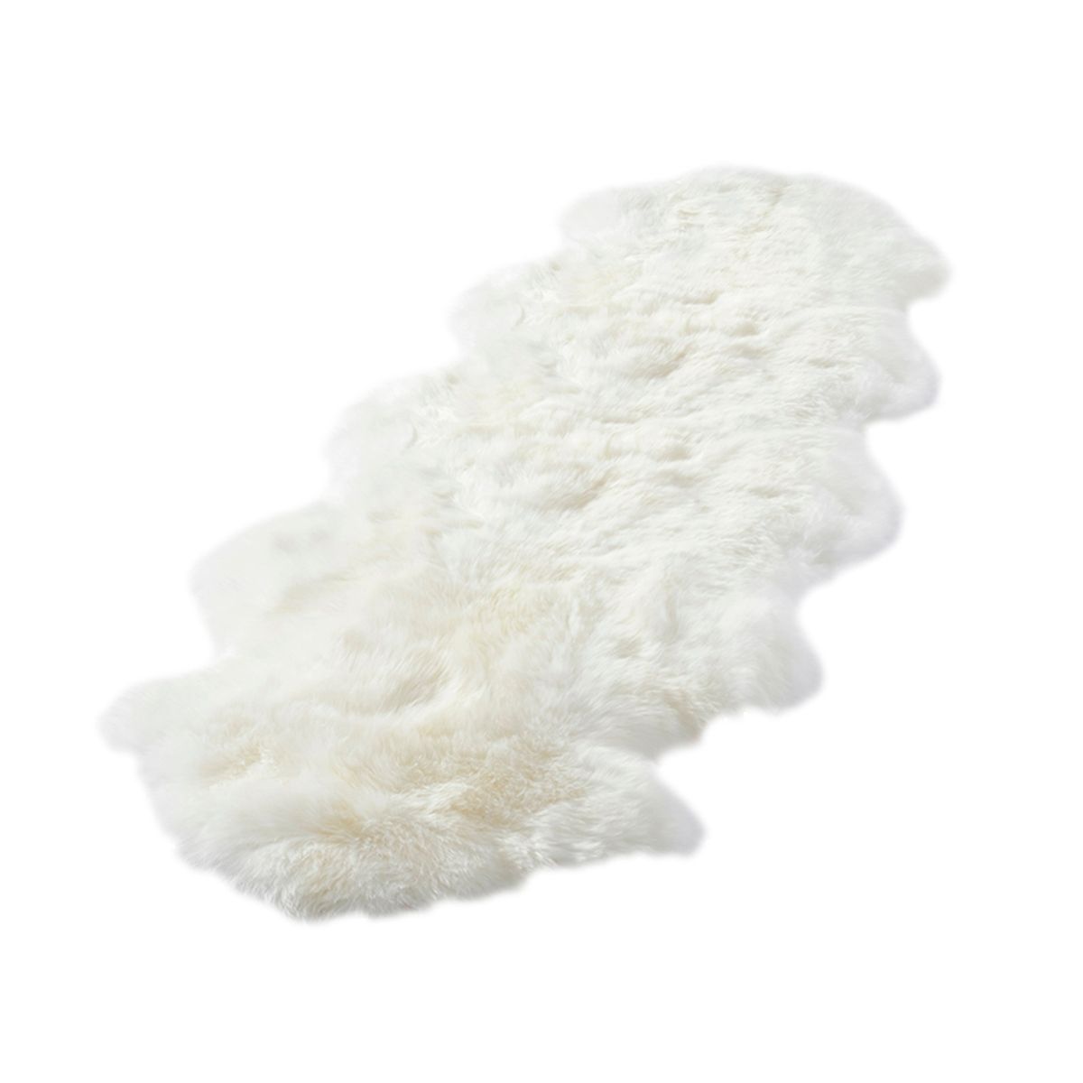 REGALITOLINDO CL - Alfombra Nórdica Pelo Largo 180x60 cms Blanco