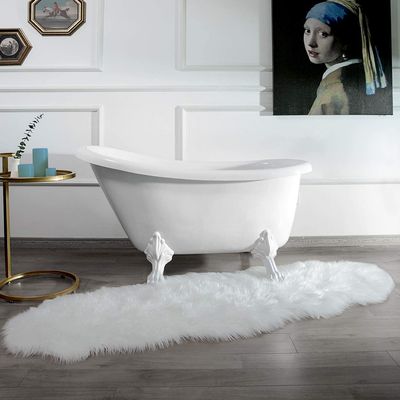 Imagen 2 del producto Alfombra Nórdica Pelo Largo 180x60 cms Blanco