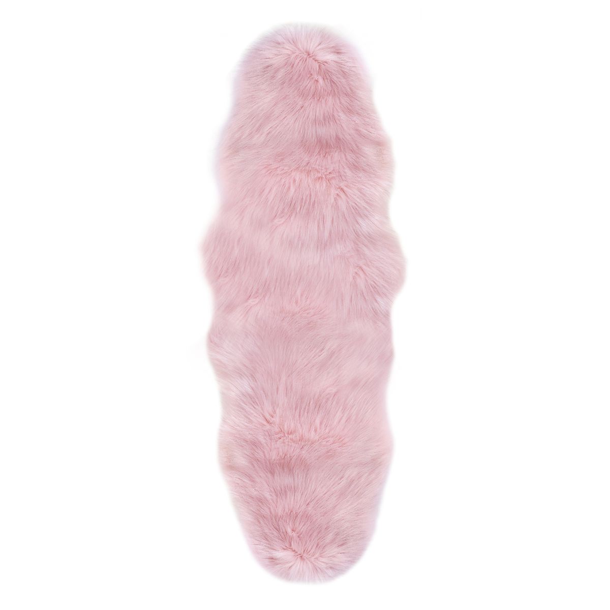 REGALITOLINDO CL - Alfombra Nórdica Pelo Largo 180x60 cms Soft Rosa