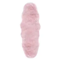 REGALITOLINDO CL - Alfombra Nórdica Pelo Largo 180x60 cms Soft Rosa