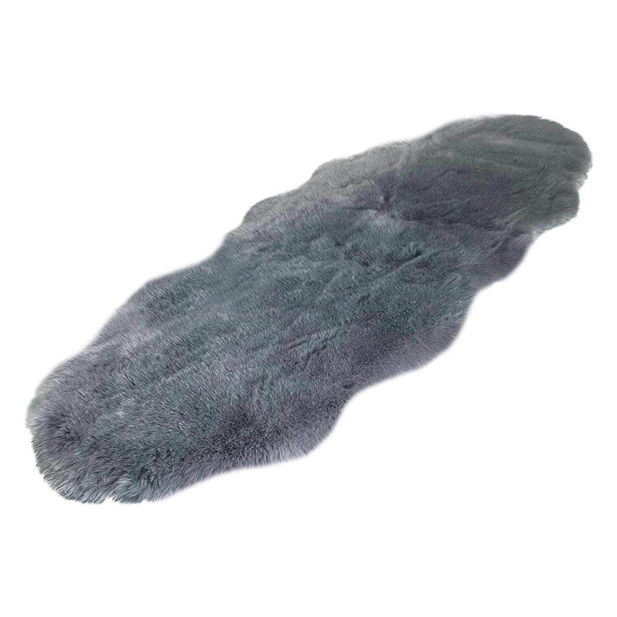 REGALITOLINDO CL - Alfombra Nórdica Pelo Largo 180x60 cms Gris