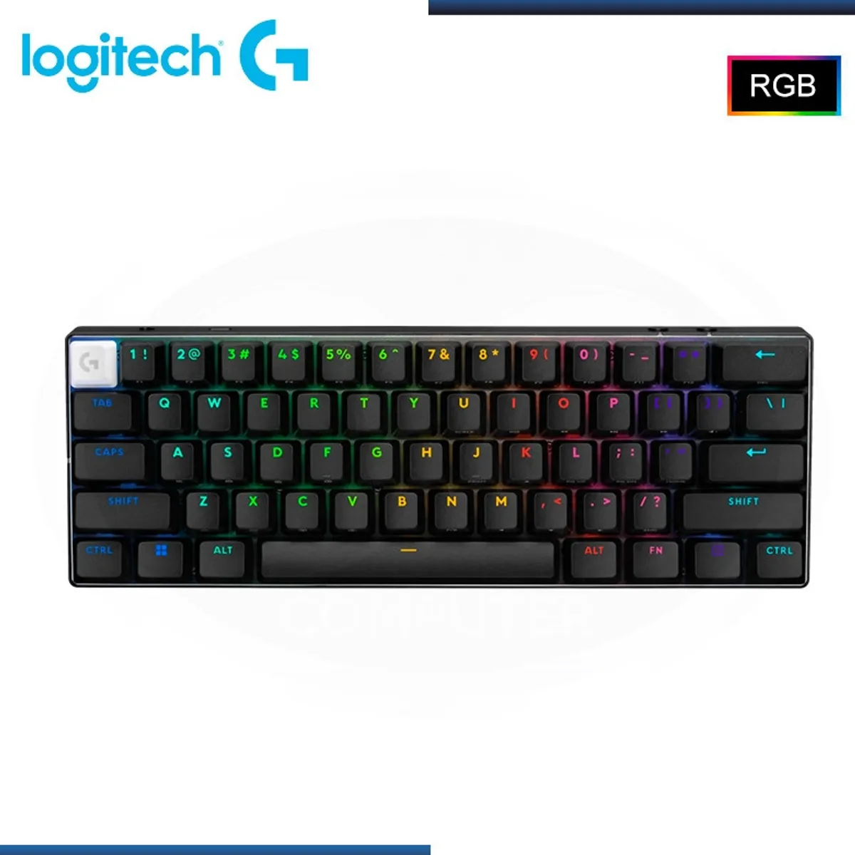 LOGITECH - Teclado Inalámbrico Logitech G Pro X 60 Lightspeed Negro