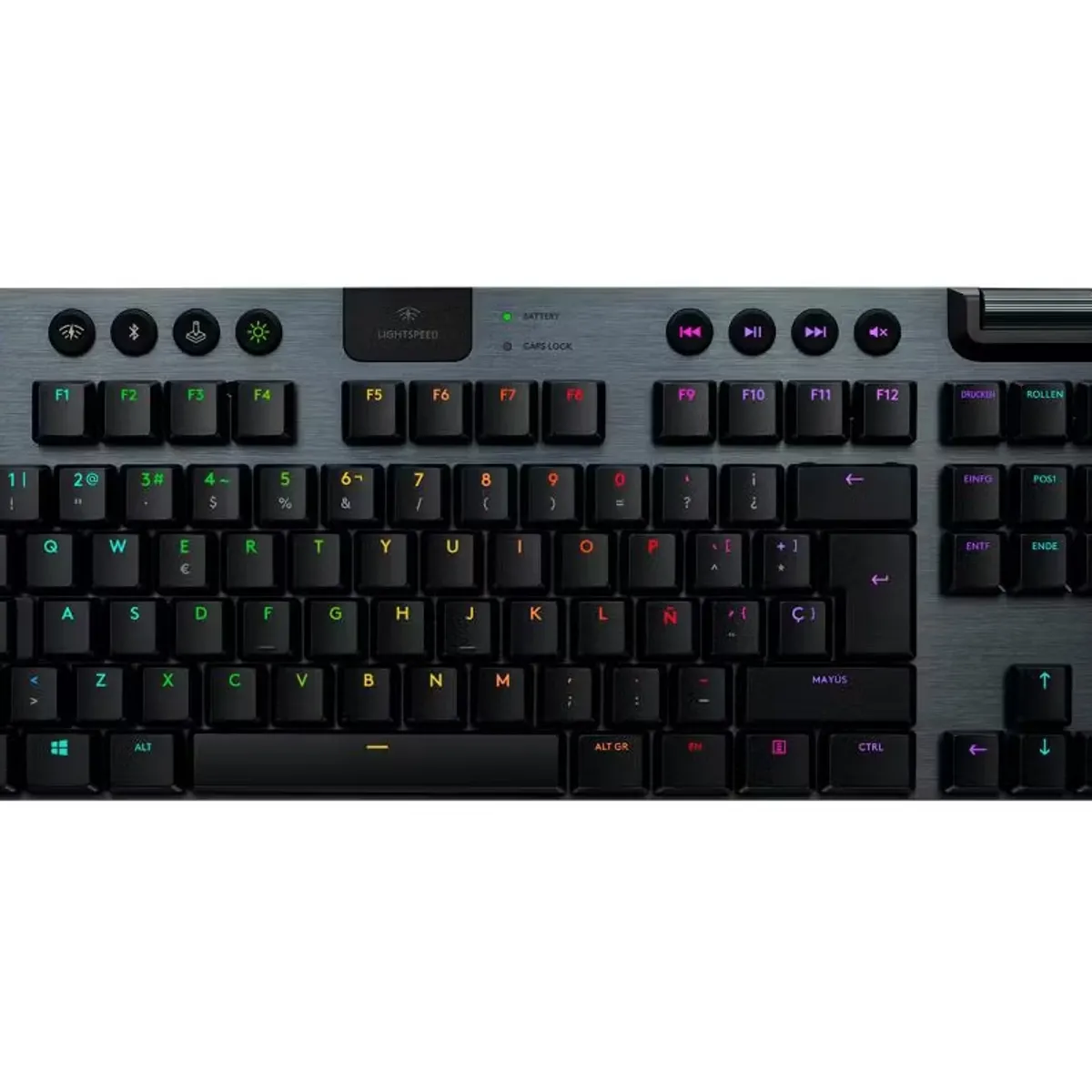 LOGITECH - Teclado Gamer Logitech G915 Tkl Carbon Us Tkl
