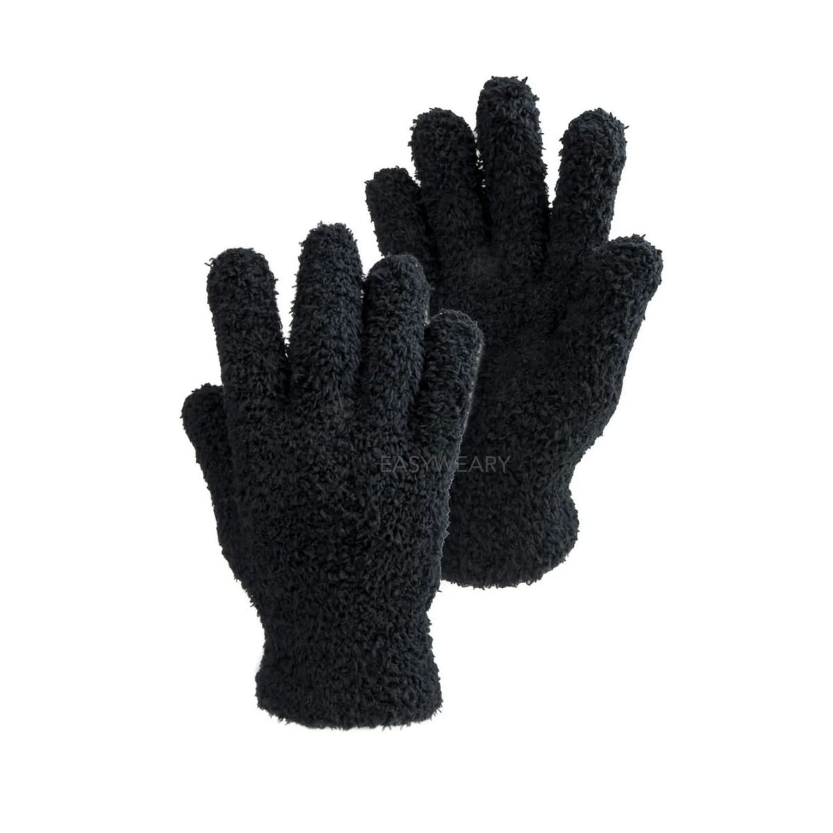 GENERICO - Guantes de invierno cálidos negros unisex