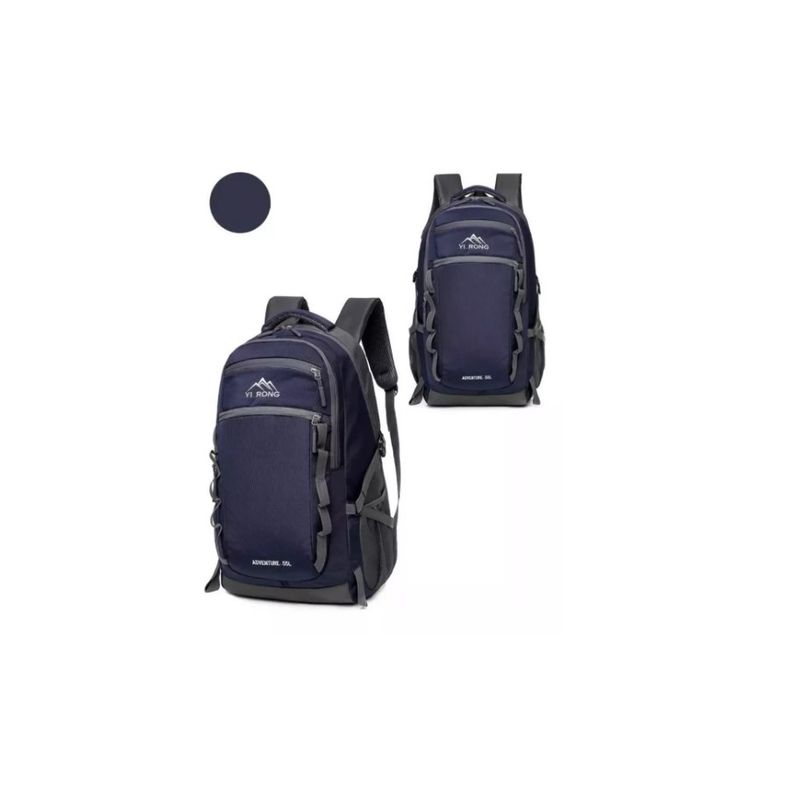 GENERICO - Mochila Gran Capacidad Impermeable Militar Camping Azul M