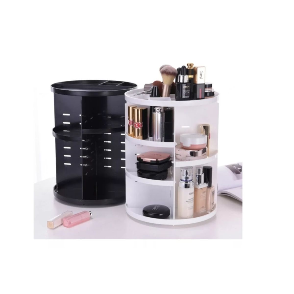 GENERICO - Organizador De Maquillaje Cosmetiquero Giratorio 360 Grados
