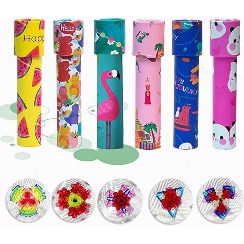 KUANGYE - Pack 6 Caleidoscopio Infantil Sorpresa Cumpleaños