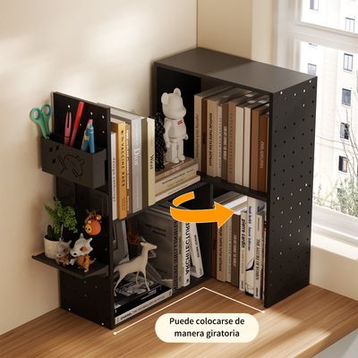 Imagen 2 del producto Organizador Escritorio Metal con Tablero Perforado Negro