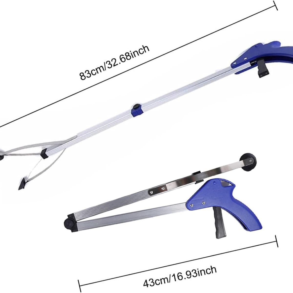 KUANGYE - Alcanzame Brazo Extensible Recogedor 80 Cm Plegable Pinza