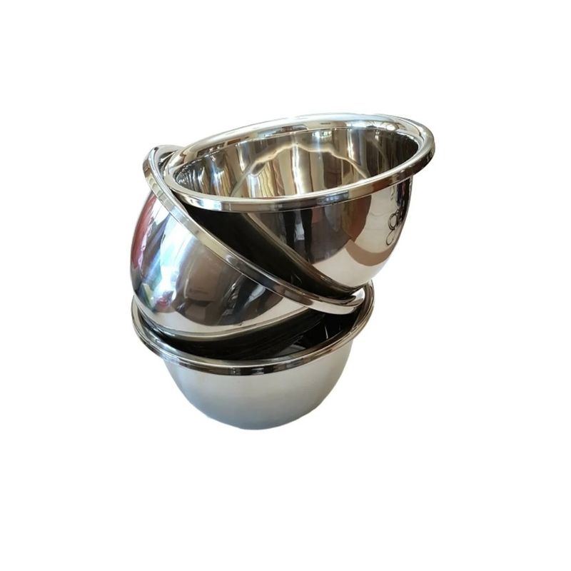 GENERICO - Bowl 30cm Acero Inoxidable Repostería Fuente 6000ml