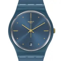 SWATCH - Reloj Unisex Silver In Blue Gn417 Cuarzo