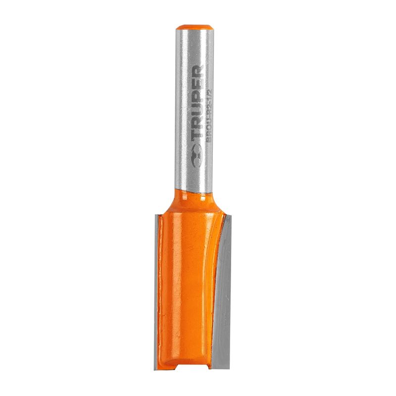 TRUPER - Fresa Para Router, Recta 2 Filos, 1/2
