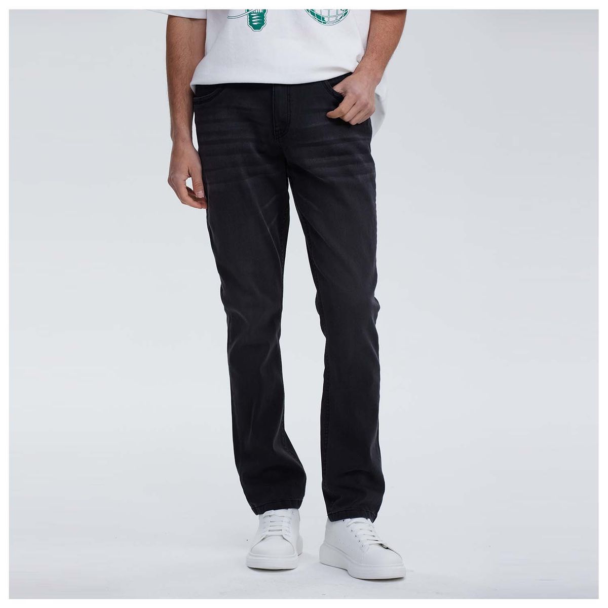 FASHION'S PARK - Jeans Hombre Slim Negro Fashion's Park