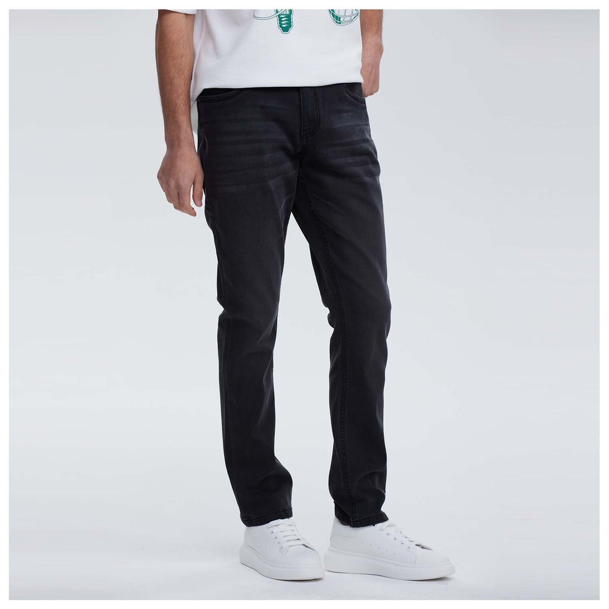 FASHION'S PARK - Jeans Hombre Slim Negro Fashion's Park