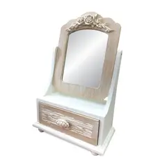 INTERACTIVE STORE - Joyero tocador provenzal con diseños tallados
