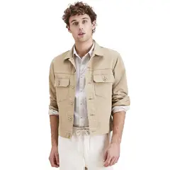 DOCKERS - Chaqueta Hombre Trucker Regular Fit Khaki