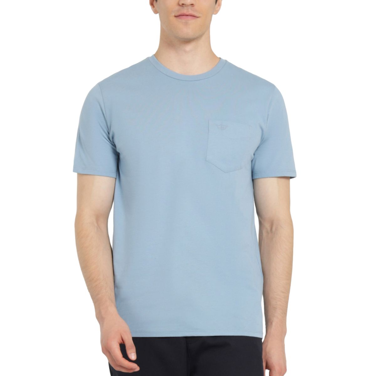 DOCKERS - Polera Hombre Pocket Tee Slim Fit Azul Dockers