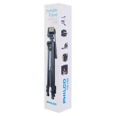 PHILCO - TRIPODE CAMARA ALTURA 172 MTS HASTA 4 KG - Negro