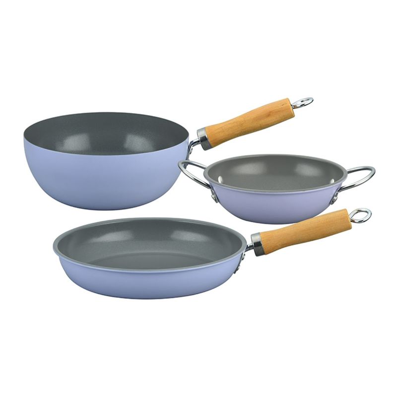 DORAL - Set De 3 Sartenes Antiadherentes Family Cook Doral Purpura