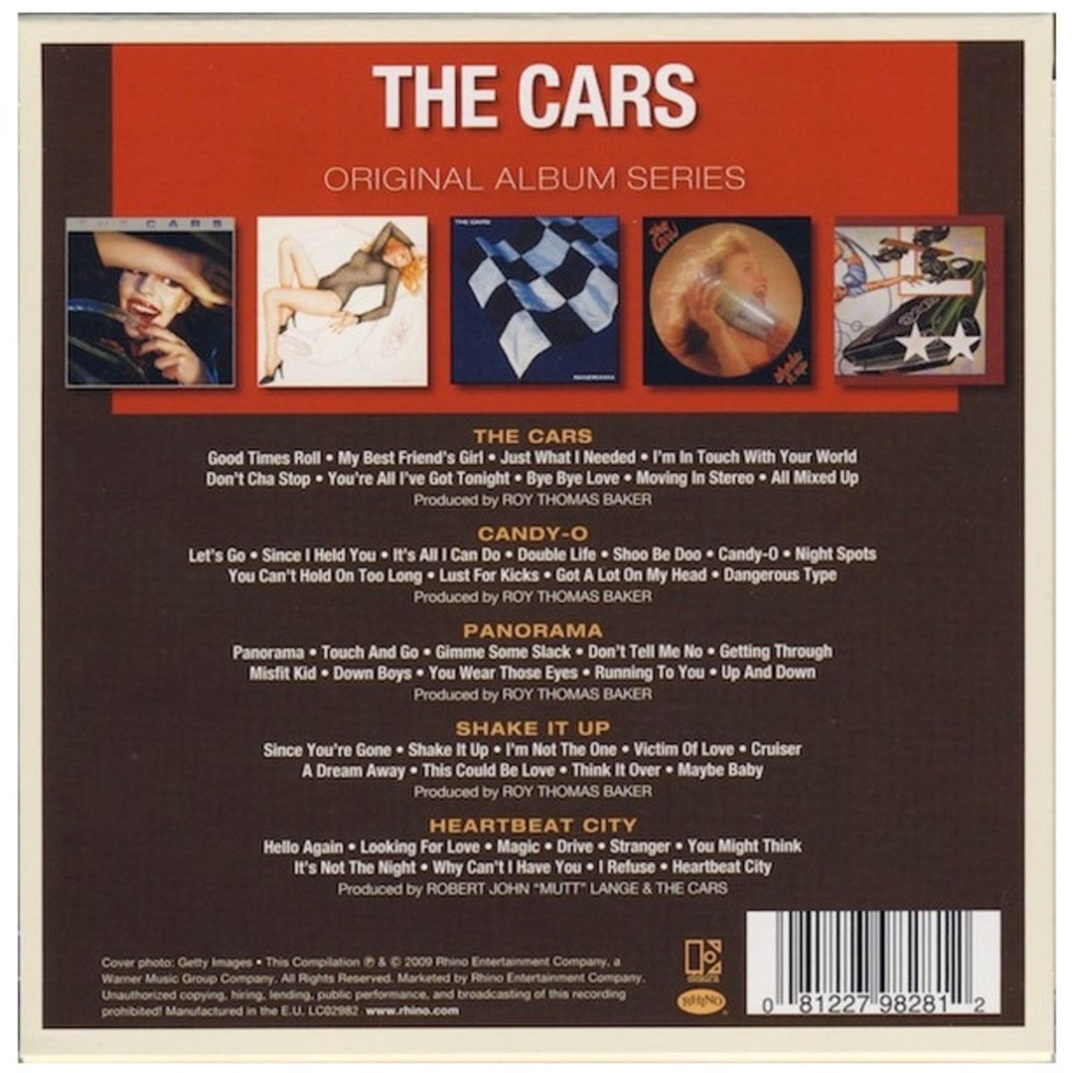 HITWAY MUSIC - CARS - ORIGINAL ALBUM SERIES (5CD) - CD HITWAY MUSIC