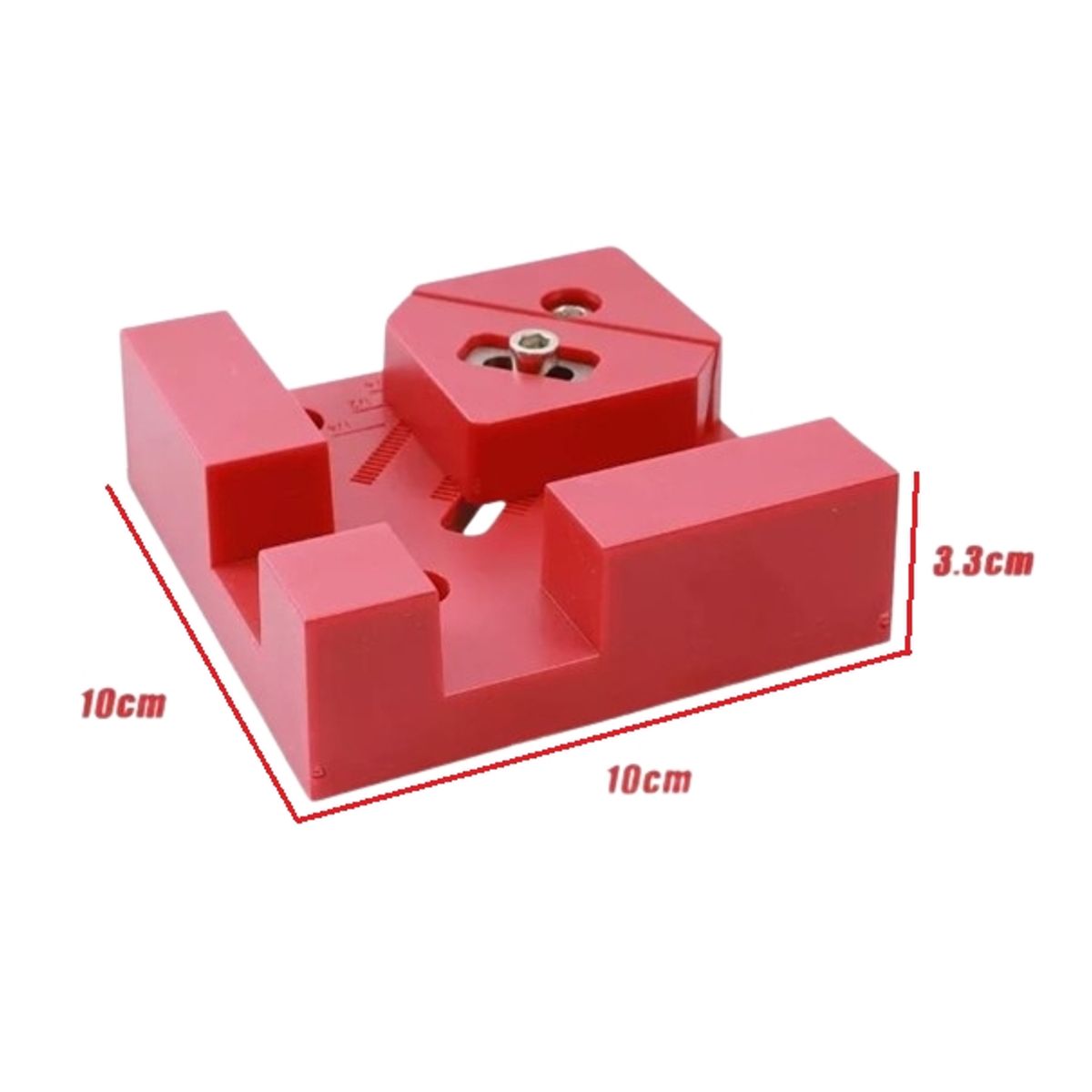 GENERICO - Herramienta de Fijación Angular 90°  Abrazadera Plástica para Carpintería
