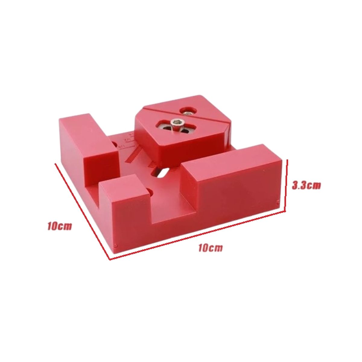 GENERICO - Herramienta de Fijación Angular 90°  Abrazadera Plástica para Carpintería