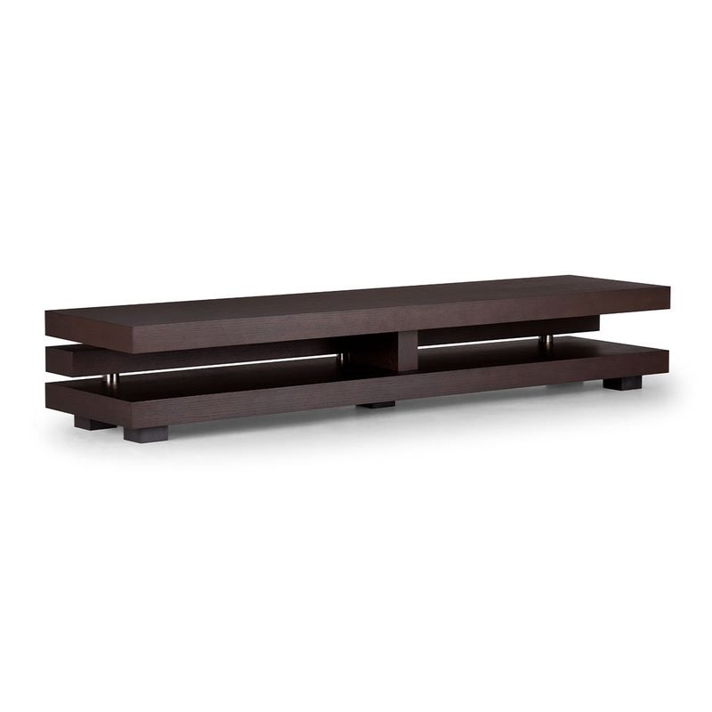 ROSEN - Mesa Tv Rosen Bundesring 200 x 50 cm Marrón