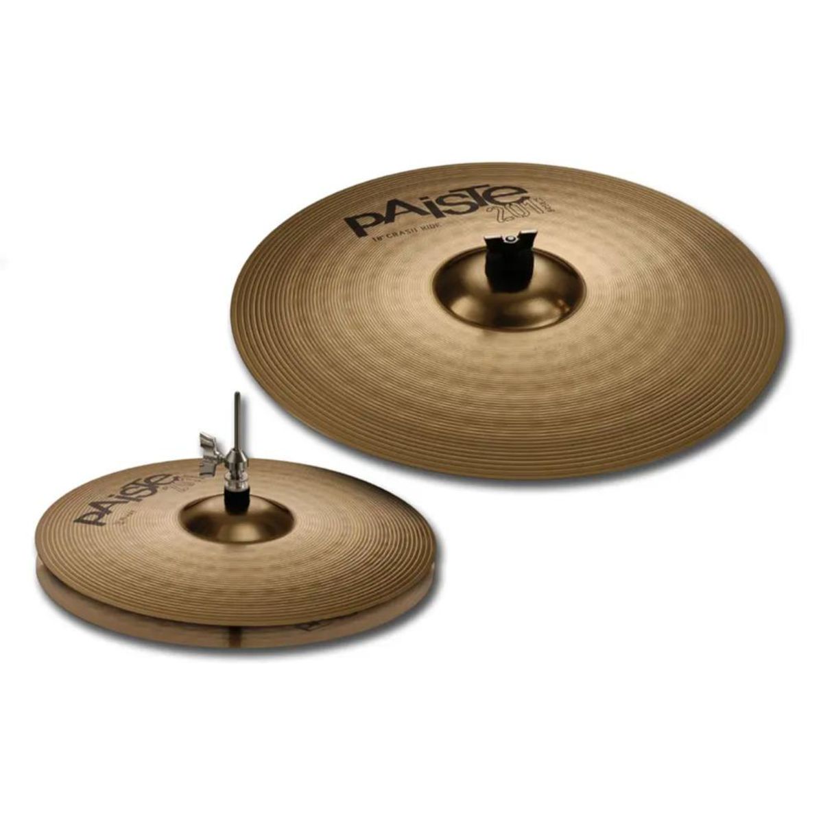 PAISTE - Set de Platillos Paiste 201 Bronze Essential 14/18 - Dorado