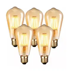 GENERICO - Ampolleta Vintage Led Soquete E27 Luces Vintage Calida Stx5