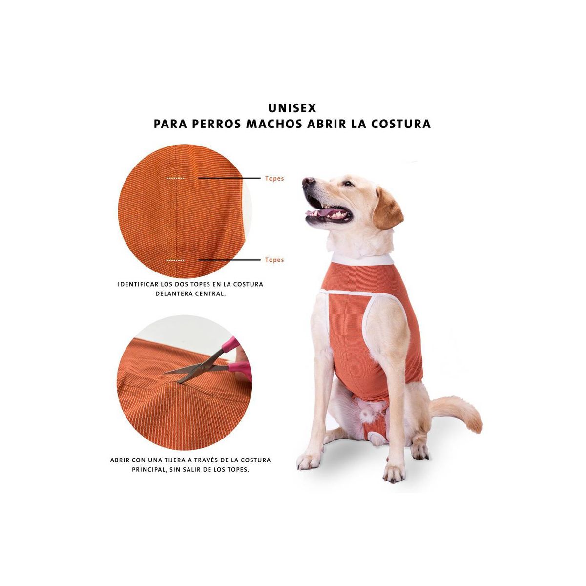 KIMBAPETS - Body de Cobre para Perros y Gatos (Unisex) - Talla 1