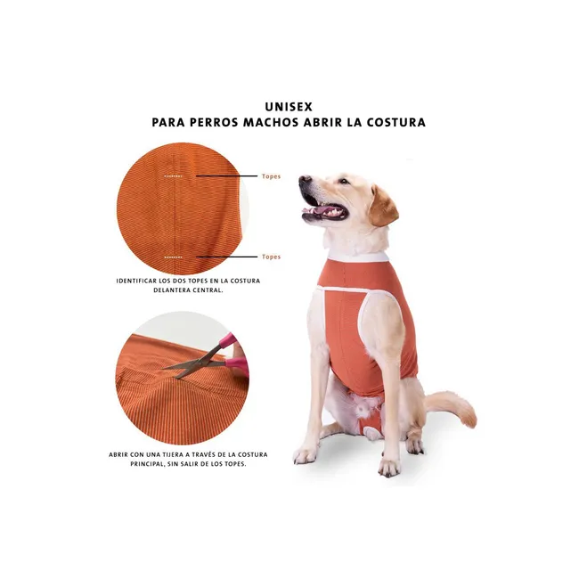 KIMBAPETS - Body de Cobre para Perros y Gatos (Unisex) - Talla 1