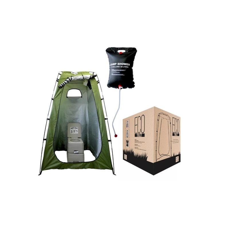 GENERICO - Baño Portátil 20lt Camping Ducha Solar colores