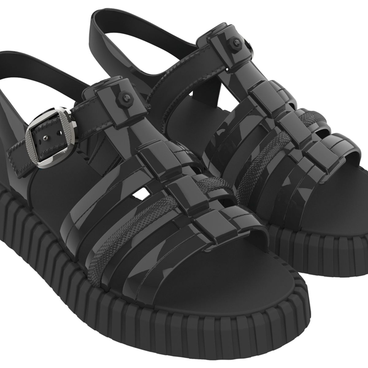 ZAXY - Sandalia Mujer Negro Drop Zaxy