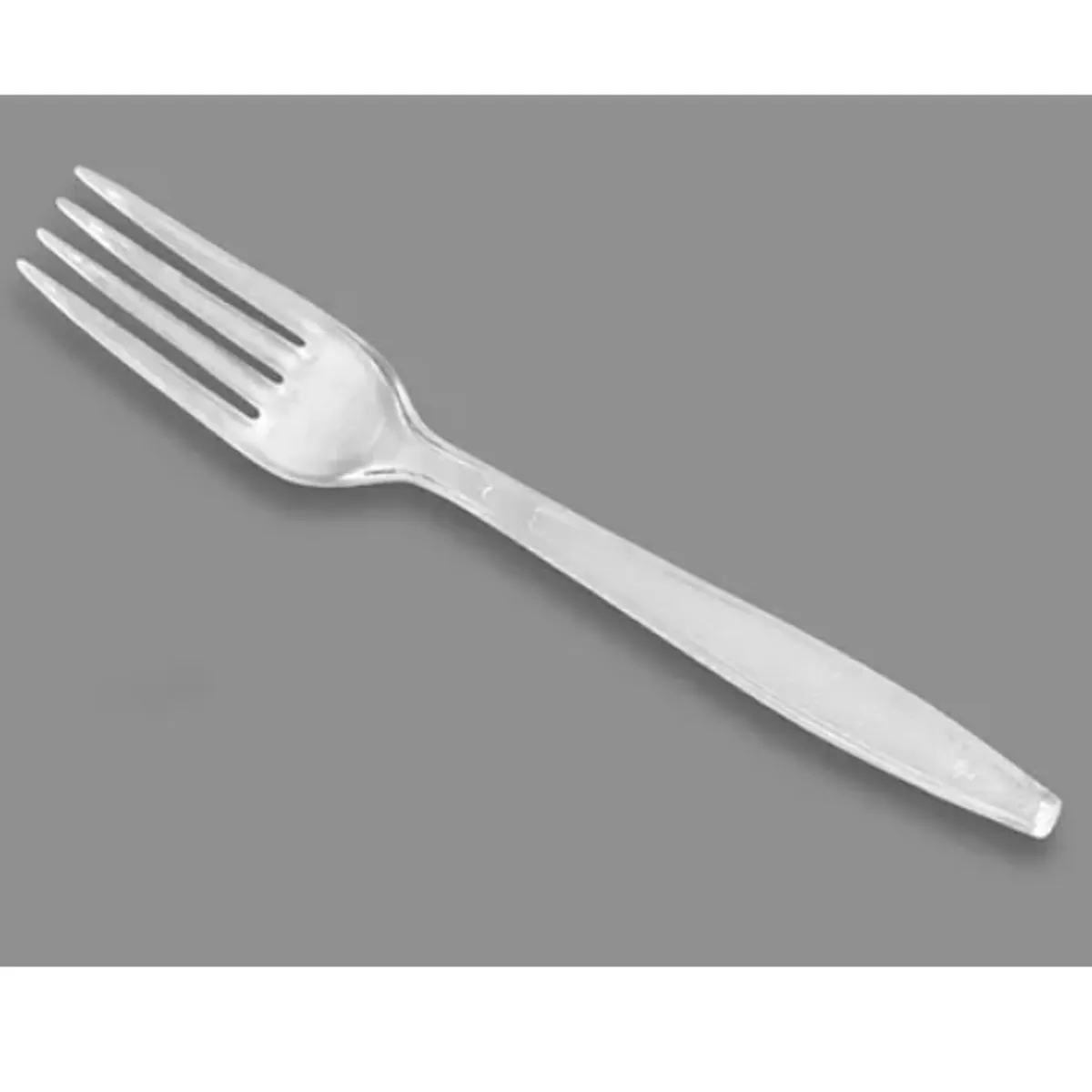 OFERTABKN - Pack 100 Tenedores Transparente Reutilizable - Desechable