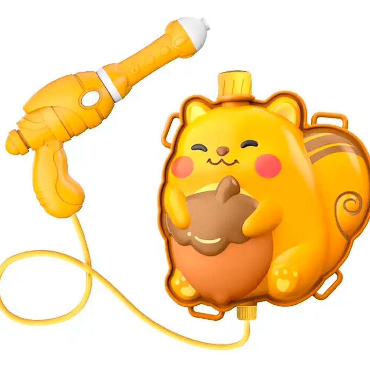 GENERICO - Mochila-pistola De Agua Recargable Diseño Nutria - Amarillo