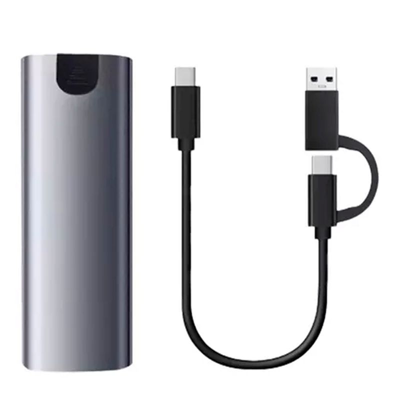 OFERTABKN - Cofre Ssd M2 Pcie Nvme 10gbps Aluminio Usb-3 Y Usb-c