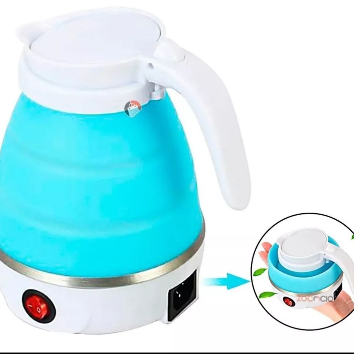GENERICO - Calentador Eléctrico Plegable Portable Hervidor De Liquido