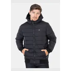 RUSTY - Parka Puffa Kekaha Negro Hombre