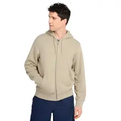 DOCKERS - Polerón Hombre Full Zip Hoodie Standard Fit Khaki
