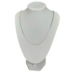 GENERICO - Collar Cadena Modelo Grumet Plata 925 Unisex 60 Cm - 4 Mm