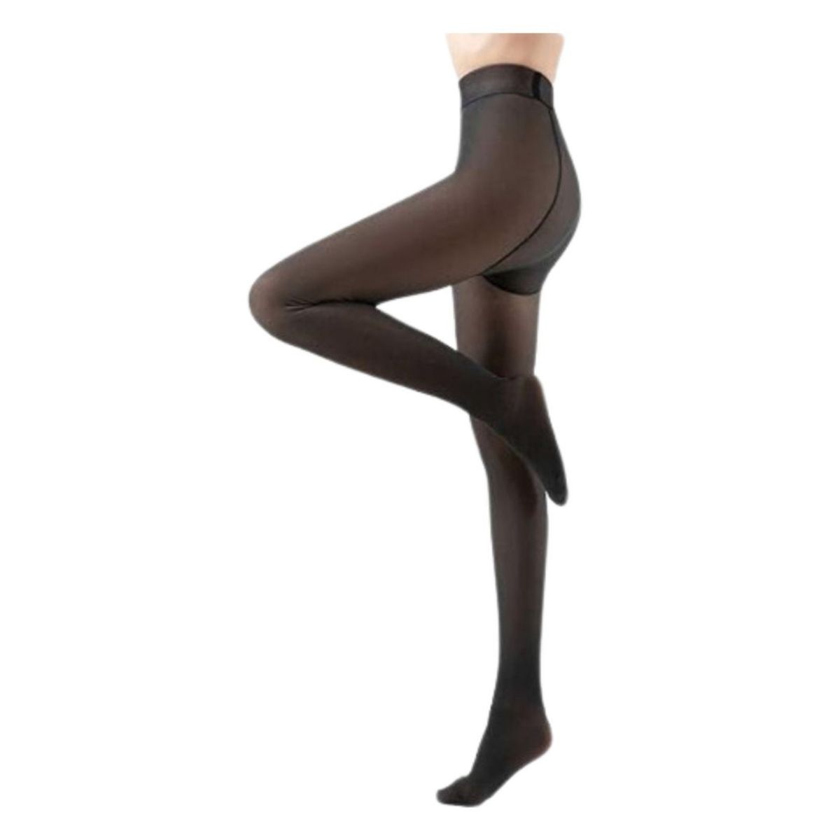 UTILISIMO - Pack 3 Calzas Lisa Efecto Piel (Estira hasta XL) Surtido