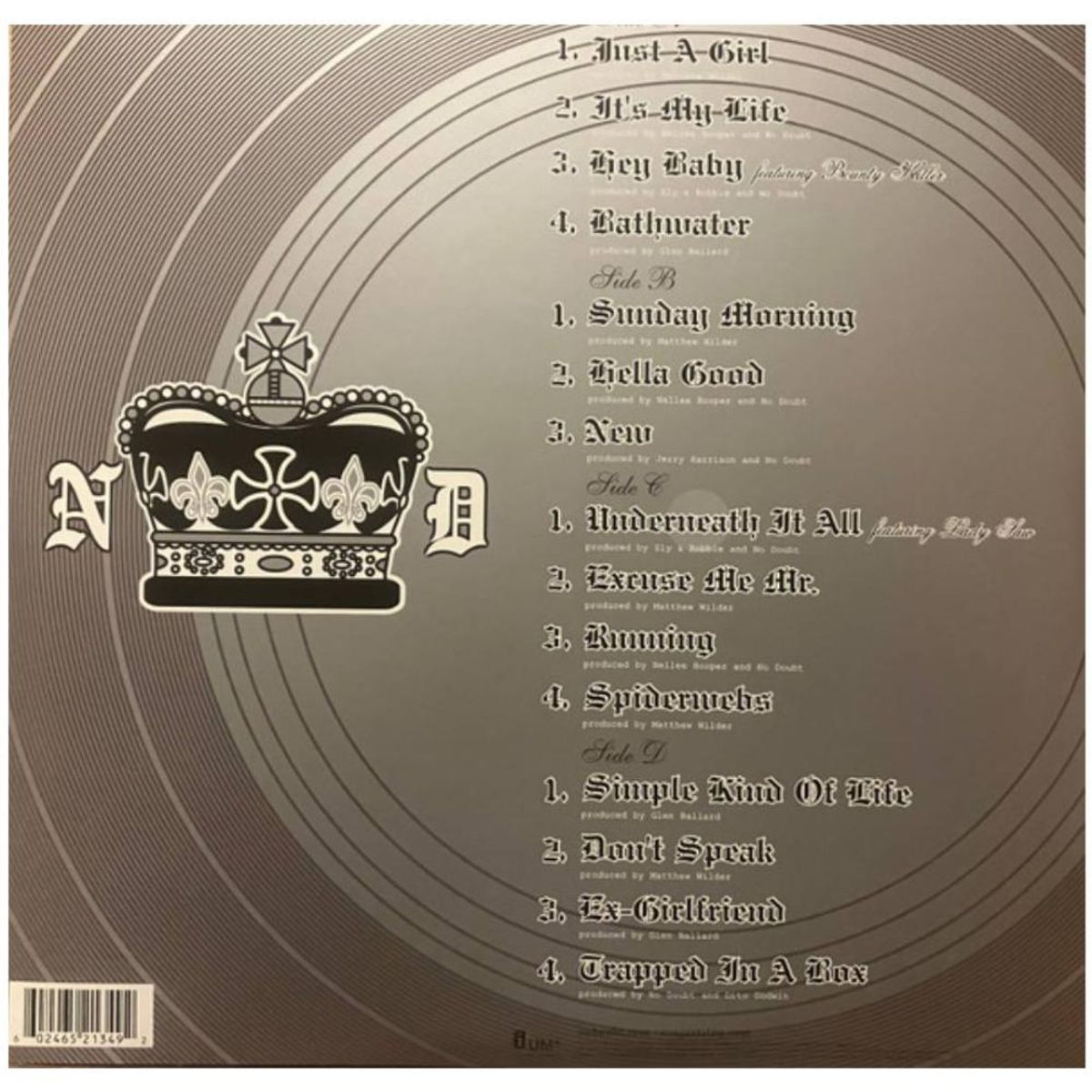 HITWAY MUSIC - NO DOUBT - SINGLES 1992-2003 - VINILO HITWAY MUSIC