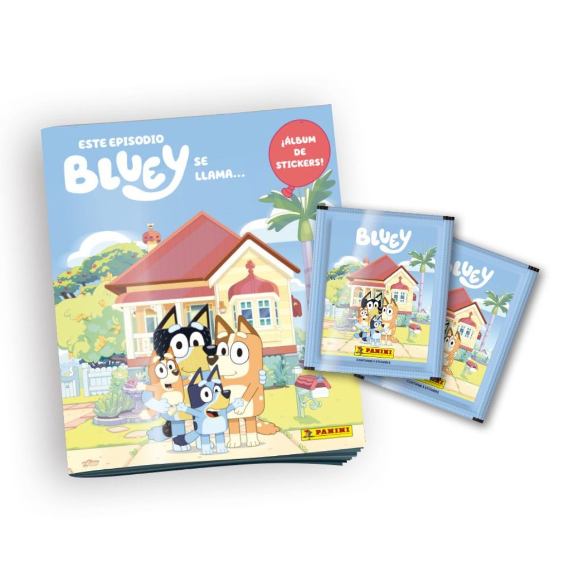 PANINI CHILE - Pack Álbum Bluey + 24 Sobres